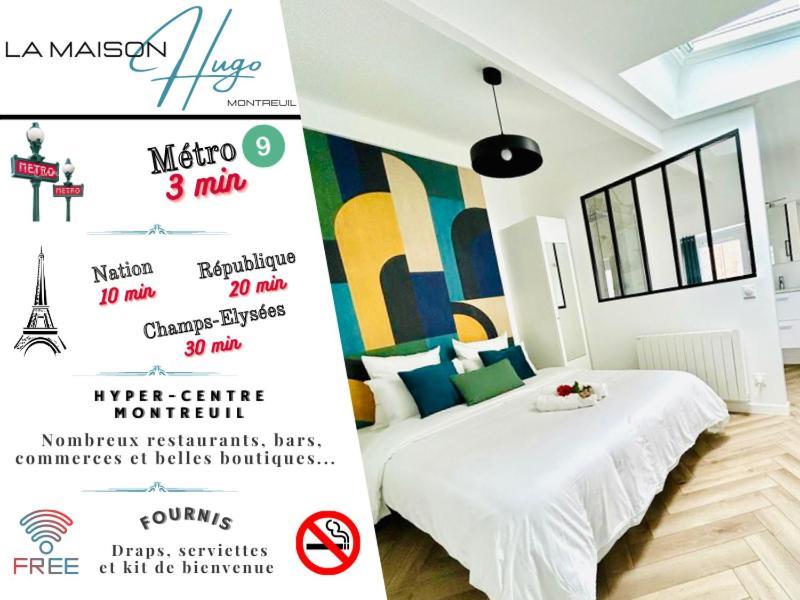 La Maison Hugo Montreuil  Bagian luar foto