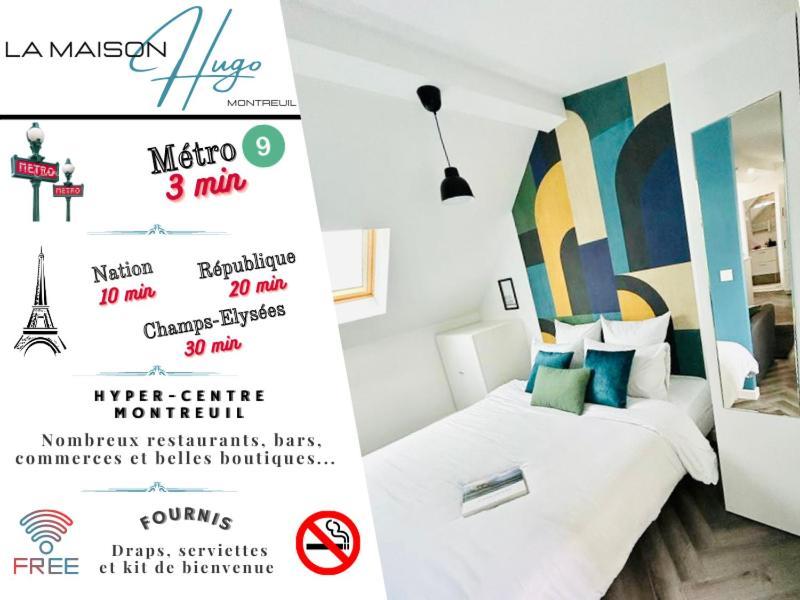 La Maison Hugo Montreuil  Bagian luar foto